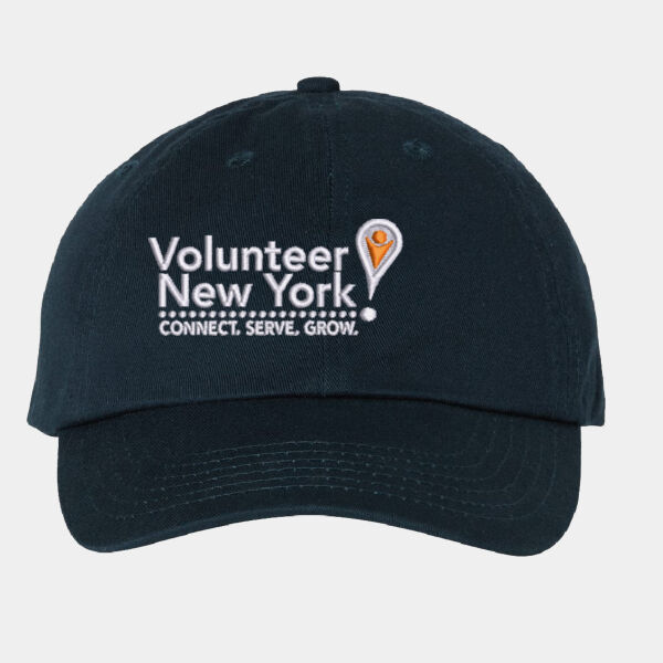 Volunteer New York Embroidered - Adult Bio-Washed Classic Hat Thumbnail