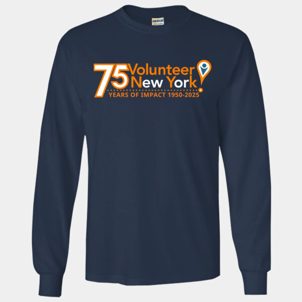 Volunteer New York 75th Printed - Ultra Cotton® Long Sleeve T-Shirt Thumbnail