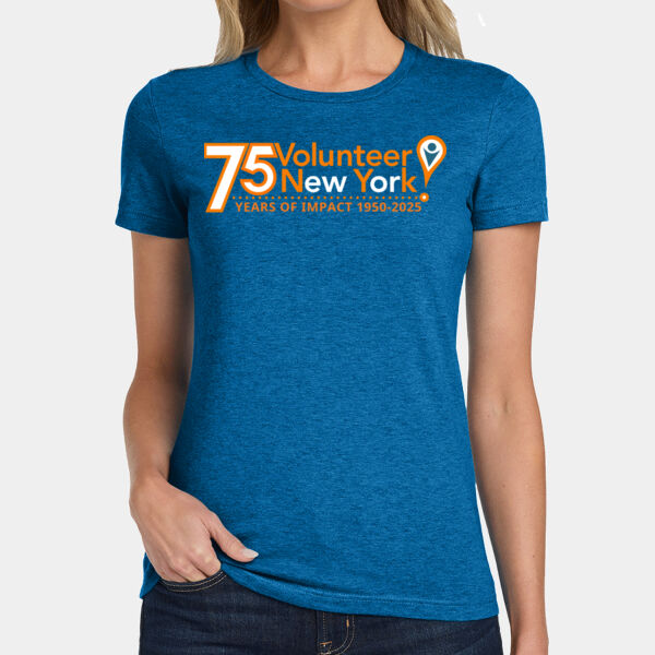 Volunteer New York 75th Printed - Softstyle ® Ladies T Shirt Thumbnail